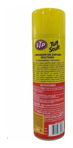 Stp Tuff Stuff - Limpiador En Espuma Multiuso 623 G - Limpia Tapicería Tela Alfombra Y Vinilo - Removedor De Manchas Para Auto Y Hogar En Aerosol - Imagen 5