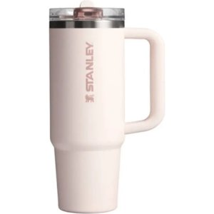 Vaso Stanley Quencher Protour Flip Straw 887ml Rose Quartz Rosa Claro Liso