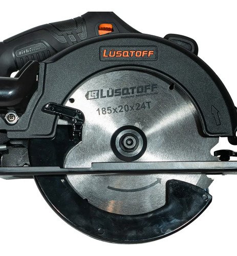 Sierra Circular Inalámbrica Brushless Profesional Black Series 20v 185mm Lusqtoff Frecuencia 50hz Csl4500-9b Negro - Imagen 12