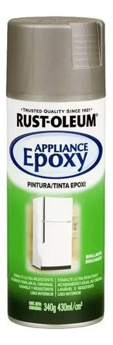Pintura Aerosol Rust Oleum Epoxi Blanco Brillante 340gr Acero Inox