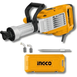 Martillo Demoledor Sds Hex 1700w 50 Joules Ingco Pdb170068 Color Plateado