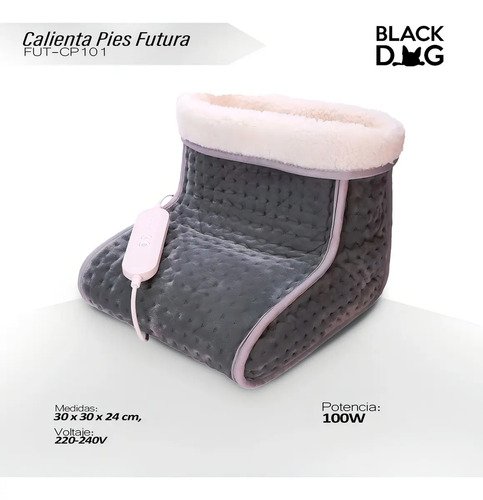 Calienta Pies Futura Tipo Bota Gris - Imagen 2