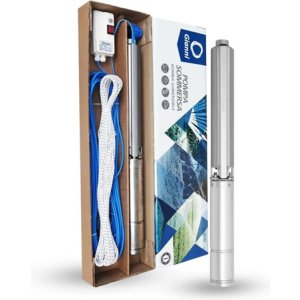 Bomba Sumergible De 1 Hp Kit Completo Altura Máxima 64 Mts