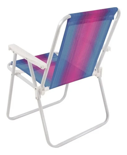 Silla Alta De Acero De 110 Kg Para Balcón, Piscina Y Playa, Color Azul-rosa Relojes De Pulsera Azul-rosa - Imagen 11