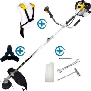 Desmalezadora Motoguadaña Naftera 52cc 2hp Tiendanext Dn52 Cuchilla Arnes Herramientas 7500rpm