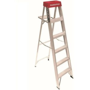 Escalera Tijera De Aluminio c-2312 5 Escalones Cuprum - Tyt Aluminio
