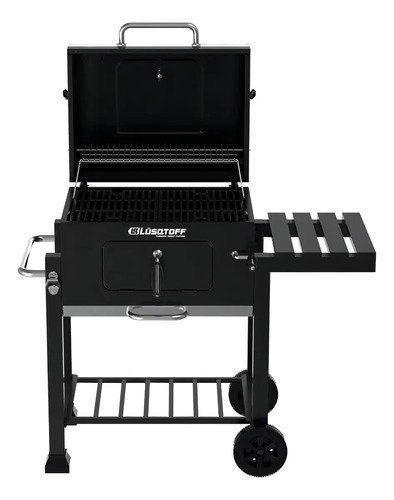 Parrilla Móvil Lüsqtoff Par-61- Ancho 1.08cm / Alto 1.14m Profundidad 60cm Negra Negro - Imagen 4