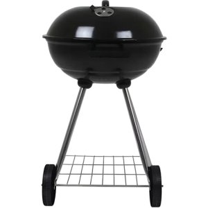 Parrilla Móvil Mor Guarapari 47cm De Ancho 73cm De Alto 54cm De Profundidad Y 46cm De Diámetro Negra Negro