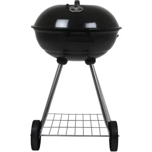 Parrilla Móvil Mor Guarapari 47cm De Ancho 73cm De Alto 54cm De Profundidad Y 46cm De Diámetro Negra Negro