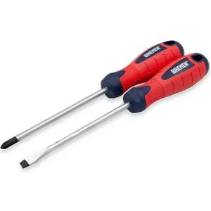 Set 2 Destornilladores Bremen Ph1 Philips Plano 5mm X 100mm