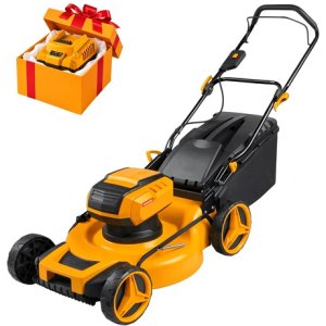 Corta Cesped 18 A Bateria Lmli20186 + Cargador De Regalo Amarillo