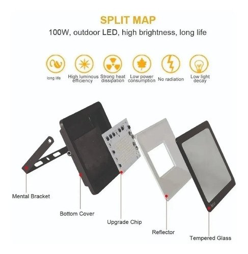 Pack De 6 Focos Led Unilux Modelo Apple De 20w Con Luz Neutra - Imagen 6