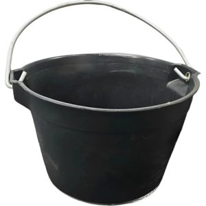 Balde Negro Reforzado Construccion Negro
