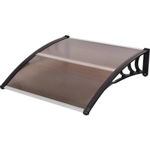 Alero Policarbonato Bronce 1 X 0,8 M Techo Ahumado Toldo 100