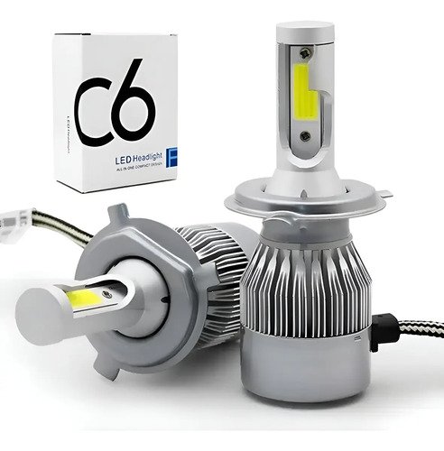 Lamparas Luces Auto Led Cree - Modelo H4 -kit 12v 36w - Tyt 1