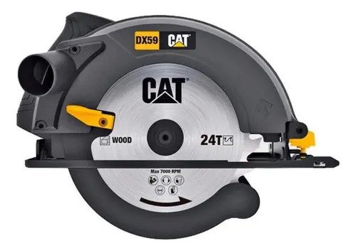 Kit De Sierra Circular Cat 7.1/4 Pol 1400 W Con Destornilladores, 7 Unidades, Color Gris, Voltaje - Imagen 4