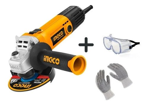 Amoladora Angular 4½ Ingco Ag71038 710w 11000rpm - Tyt Naranja - Imagen 2