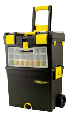 Caja De Herramientas Con Ruedas Y Organizador Bta Tools Plástico Reforzada Negro - Imagen 9