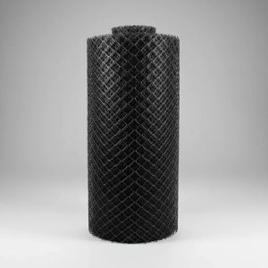 Cerco Roma Tela Plastica Negro 2.15  Metros Alto Negro