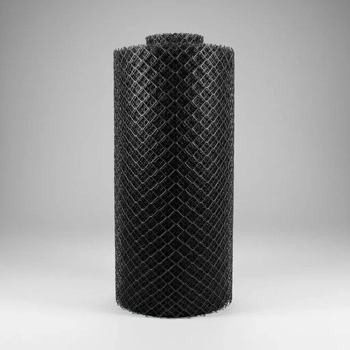 Cerco Roma Tela Plastica Negro 2.15 Metros Alto Negro