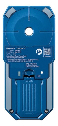 Escáner Detector De Materiales Profesional Bosch Gms 120-27, Color Azul - Imagen 4