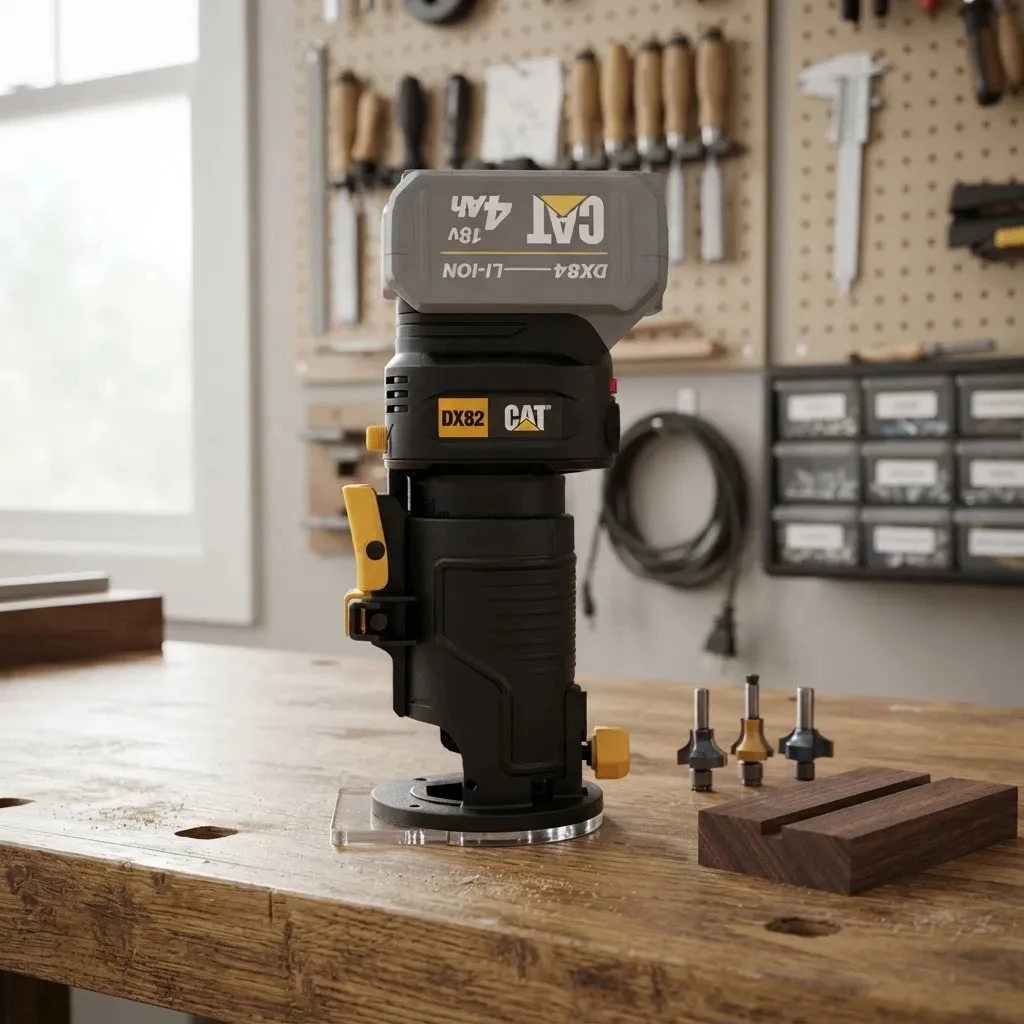 Router Fresadora A Batería 18v Cat - Tyt - Imagen 2