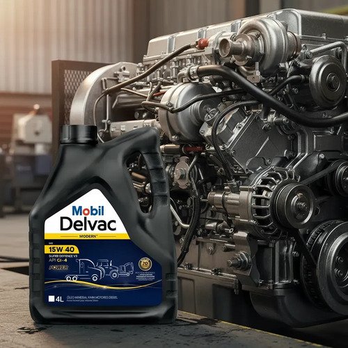 Aceite Para Motor Mobil 15w-40 Delvac Modern Power