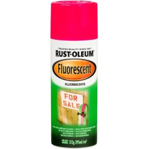 Pintura Esmalte En Aerosol Rust Oleum Colores Fluo 312gr Rosa Fluo