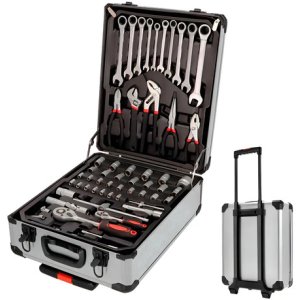 Valija Kit Caja Metalica Herramientas 499 Piezas Dimm Color Plateado