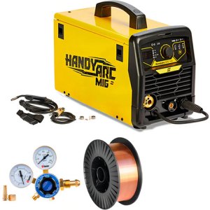 Máquina De Soldadura Mig Completa Esab Handyarc Mig 160i Amarillo/negro