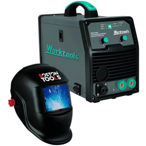 Soldadora Inverter Mig Tig Electrodo Work Tools Con Función Gas Gris Oscuro
