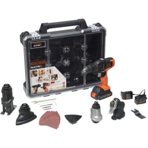 Set De Herramientas Black + Decker 6 En 1 Matrix 20v Litio C Anaranjado