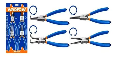 Set 4 Pinzas Saca Seguros Wadfow Wps2604 G P