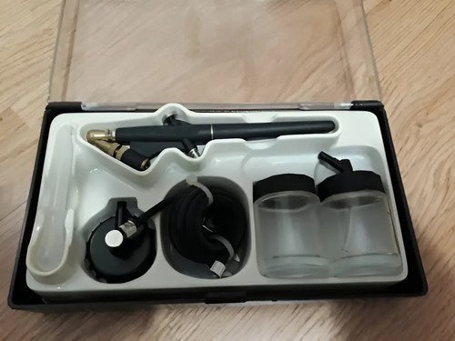 Aerógrafo Bta Tools 279004-1 Con Manguera Depósito 0.02l Pintura Acrílica