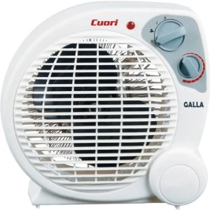 Caloventilador Cuori Galla Termostato 2000 W Color Blanco