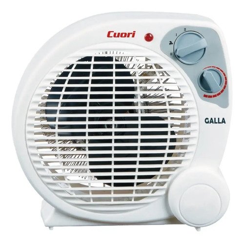 Caloventilador Cuori Galla Termostato 2000 W Color Blanco