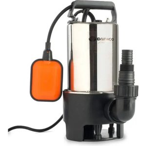 Bomba Sumergible Daewoo 750w 1hp Acero Inoxidable Pozo Negro Color Plateado