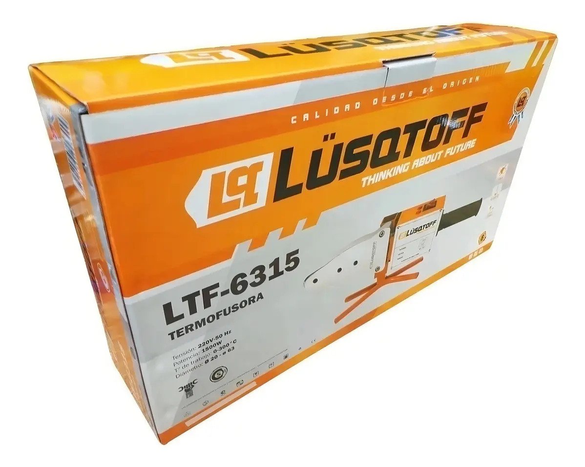 Termofusora 1500w 300o Boquilla Termofusión Maletín Lusqtoff - Imagen 6