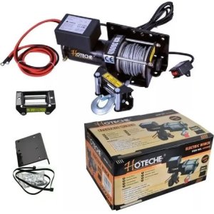 Guinche 12v Aparejo Malacate 900kg German + Accesorios