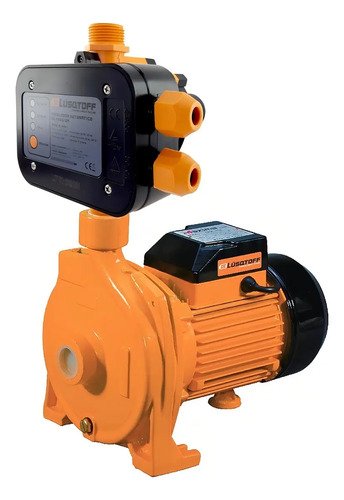 Bomba Centrifuga Lusqtoff 1 Hp 750w Automática Elevadora 30m Color Naranja Fase Eléctrica Monofásica Frecuencia 50 Hz