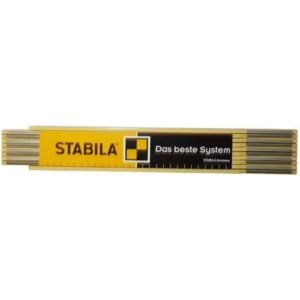 Metro Plegable De Madera 2mts Stabila