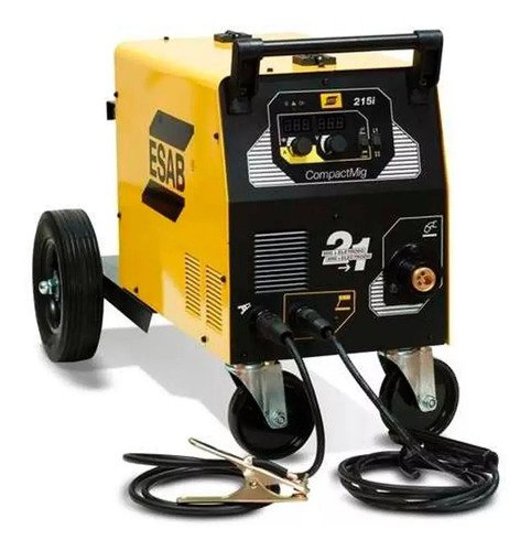 Equipo Soldar 200amp Mig 170amp Mma Esab Compactmig 215l Amarilla - Imagen 3
