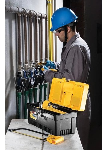 Caja De Herramientas Tramontina 43803017 De Plástico 19cm X 43cm X 19cm Negra Y Amarilla Negro/amarillo - Imagen 7