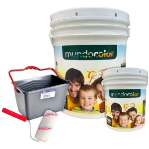 Combo Membrana Liquida Techo 20+4kg + Balde 10lts + Rodillo Color Blanco Mate