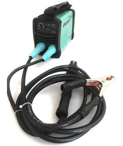Soldadora Inverter Pequeña Compacta Electrodo 100amp Energy Celeste - Imagen 3