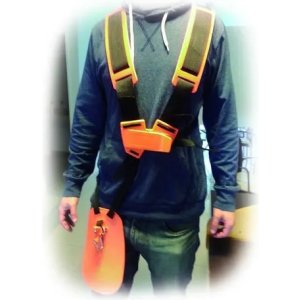 Arnes Doble Profesional Desmalezadoras Universal Raisman Naranja