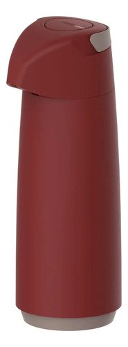 Termo Tramontina Con Sifon 1,8 L Frio Calor Exata Plastico Rojo - Imagen 2