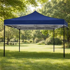 Gazebo 3x3 Reforzado Impermeable Filtro Uv Azul