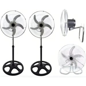 Pack De 2 Ventiladores De Pie Cuperstorecl Con Oscilación Y Función Turbo