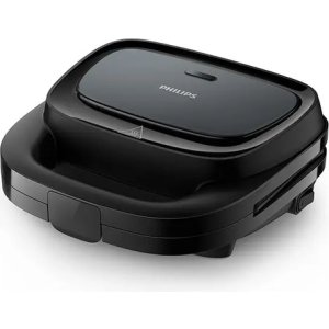 Sandwich Maker Philips Hd2330 Sandwichera 750w Grill Color Negro
